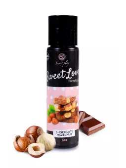 Lubrifiant comestible chocolat-noisette - 60ml