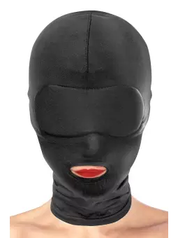 Cagoule BDSM bouche ouverte - Fetish Tentation