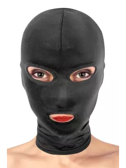 Cagoule BDSM 3 ouvertures - Fetish Tentation