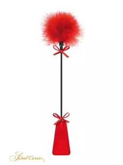 Tapette à pompon rouge - Sweet Caress