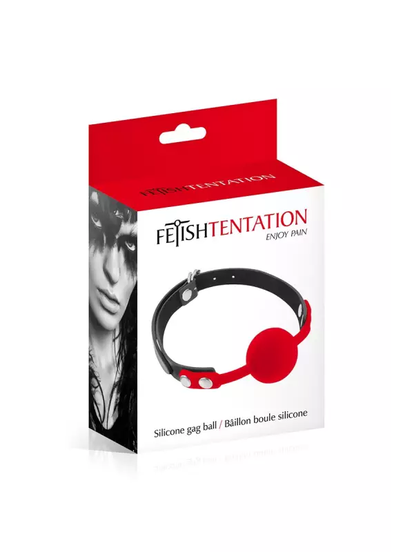 Baillon boule rouge - Fetish Tentation