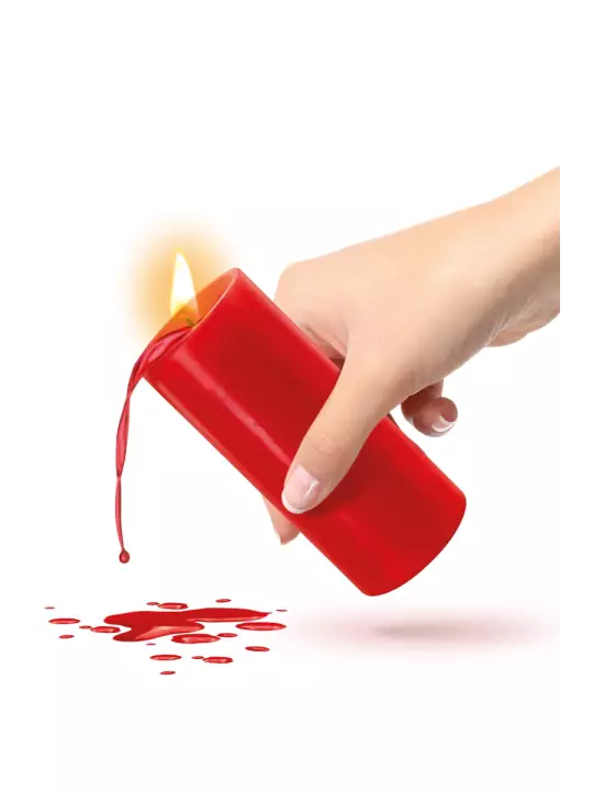 Bougie basse température rouge