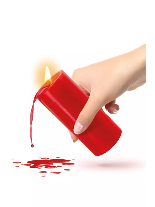 Bougie basse température rouge