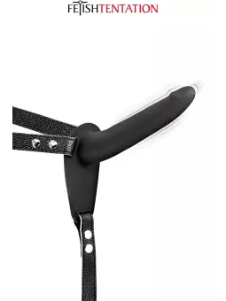 Gode ceinture noir vibrant Fetish Tentation