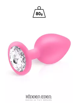 Plug bijou silicone rose L - Hidden Eden