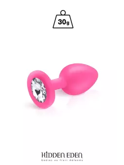 Plug bijou silicone rose S - Hidden Eden