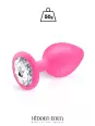 Plug bijou silicone rose M - Hidden Eden