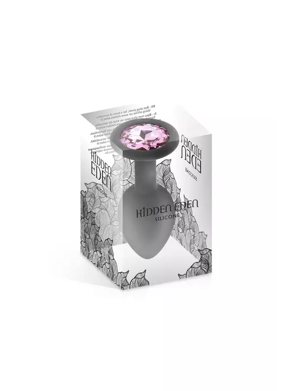 Plug bijou silicone noir S - Hidden Eden