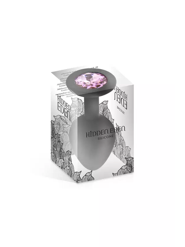 Plug bijou silicone noir M - Hidden Eden