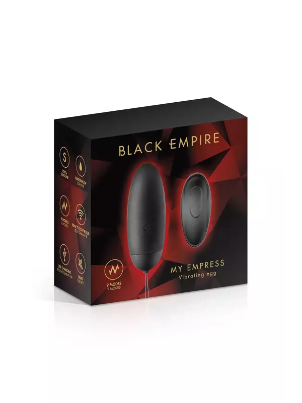 Oeuf vibrant télécommandé My Empress - Black Empire