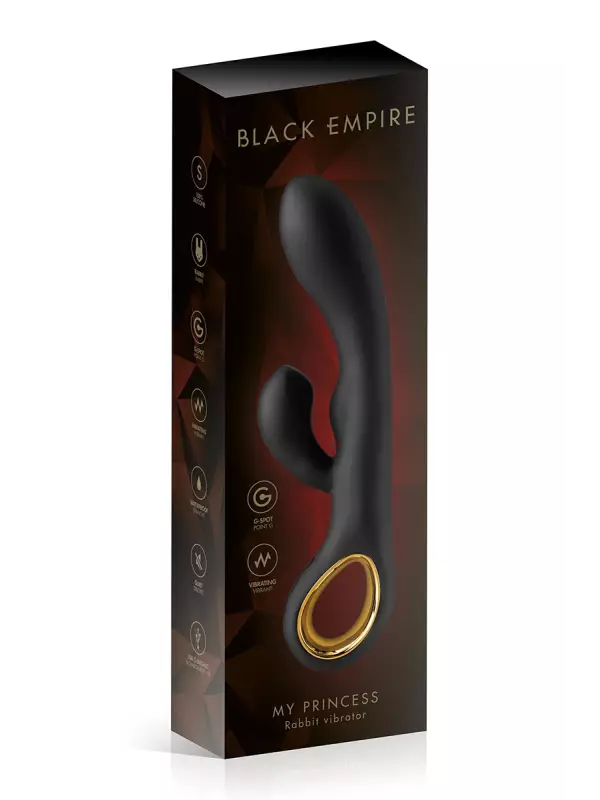 Vibromasseur rabbit My Princess - Black Empire