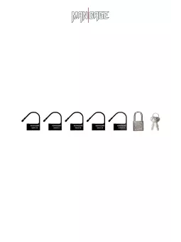 6 Cadenas  noir - Mancage