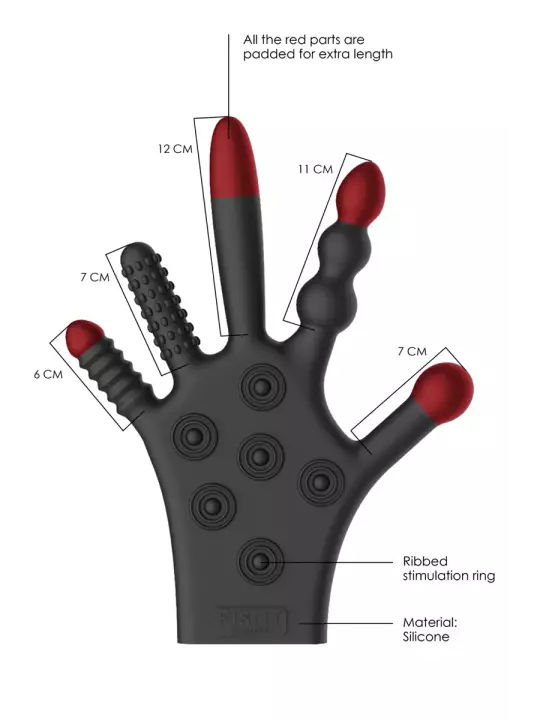 gant de stimulation en silicone - FISTIT gant de stimulation en silicone - FISTIT