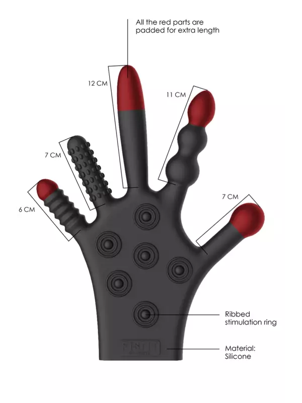 gant de stimulation en silicone - FISTIT