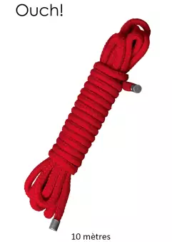 Corde de bondage Japonais 10m rouge - Ouch