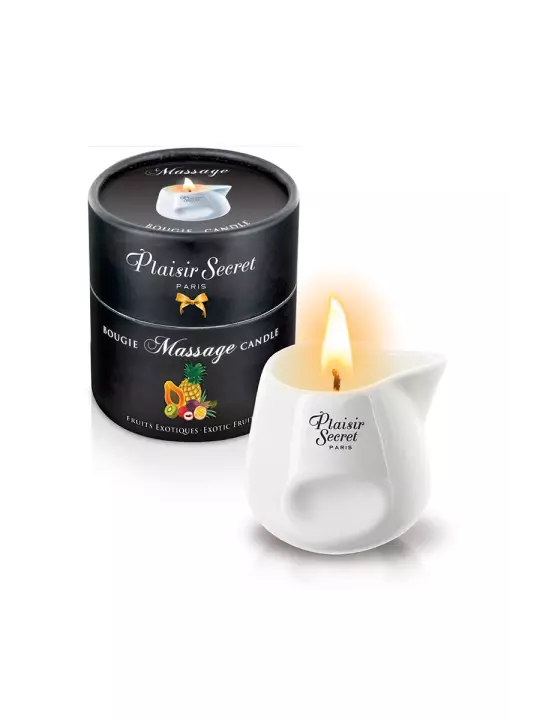 Bougie de massage gourmande fruits exotiques