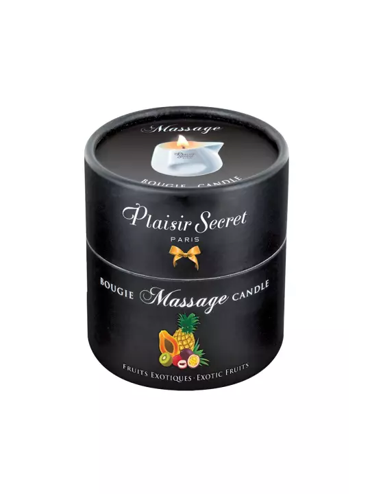 Bougie de massage gourmande fruits exotiques