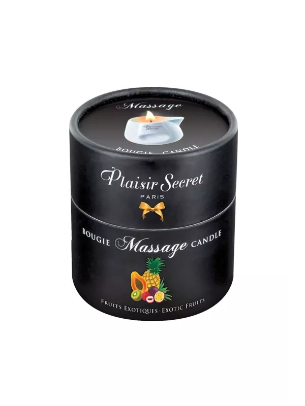 Bougie de massage gourmande fruits exotiques