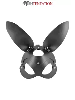 Masque bunny simili cuir réglable - Fetish Tentation