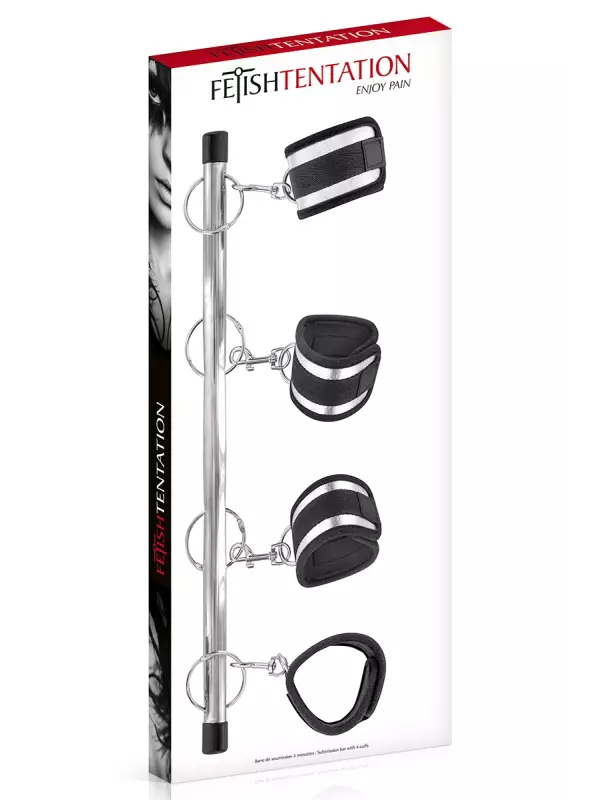 Barre de soumission 4 menottes Fetish Tentation