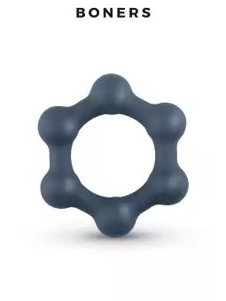 Cockring Hexagonal avec billes en acier - Boners