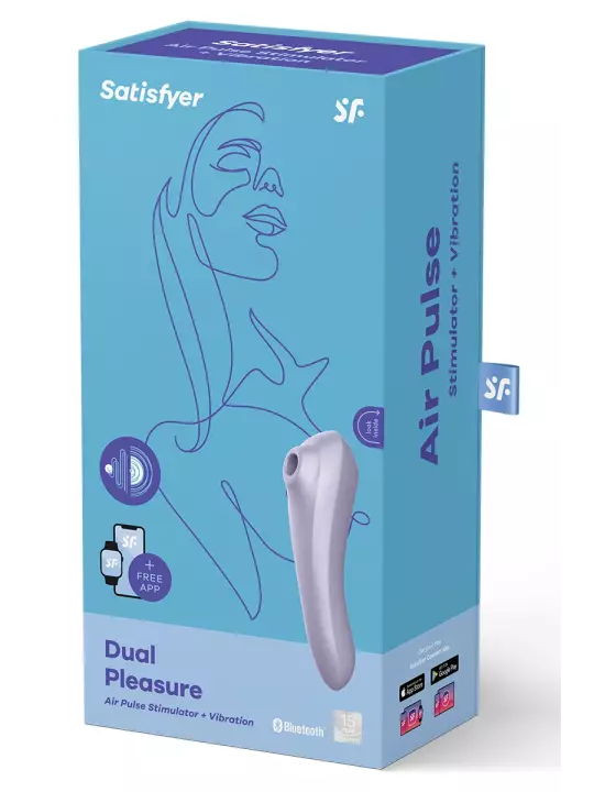 Stimulateur Satisfyer Dual Pleasure mauve Stimulateur Satisfyer Dual Pleasure mauve