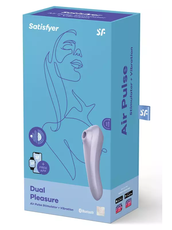 Stimulateur Satisfyer Dual Pleasure mauve