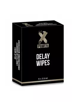 6 lingettes retardantes - XPOWER