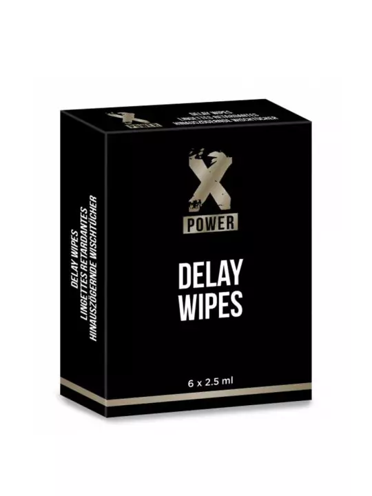 6 lingettes retardantes - XPOWER