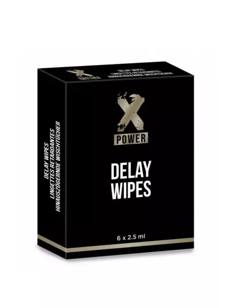 6 lingettes retardantes - XPOWER