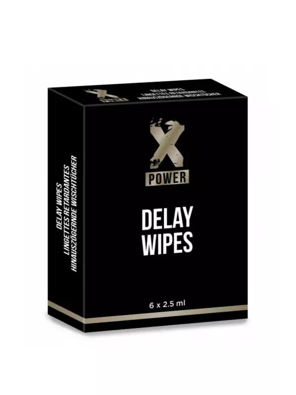 6 lingettes retardantes - XPOWER