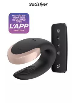 Stimulateur Double Love noir - Satisfyer