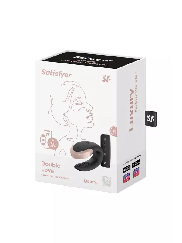 Stimulateur Double Love noir - Satisfyer