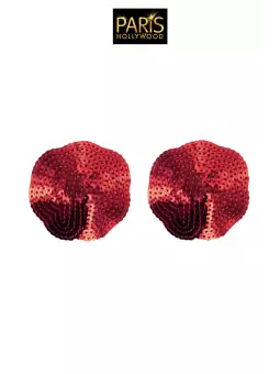 Nipples rouges sequin - Paris Hollywood