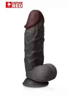 Gode XXL The Strong Black 26 x 6,5 cm - Captain Red