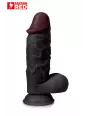 Gode XXL The Strong Black 26 x 6,5 cm - Captain Red