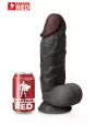 Gode XXL The Strong Black 26 x 6,5 cm - Captain Red