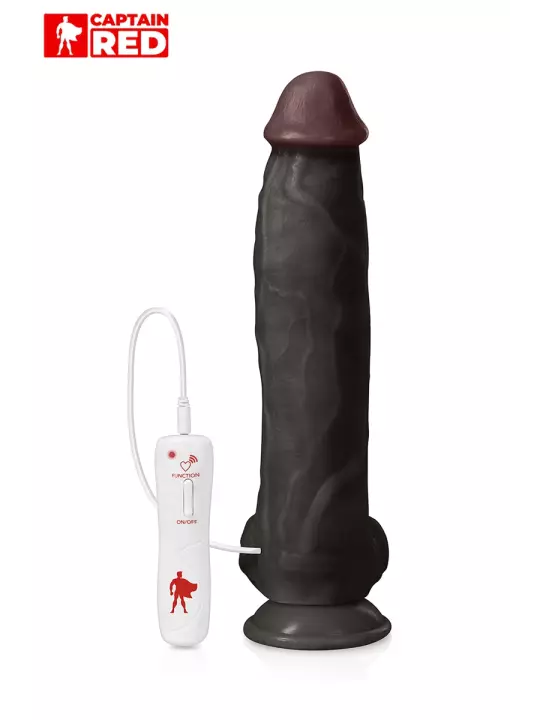 Vibro XXL The Power Black 31 x 6 cm - Captain Red