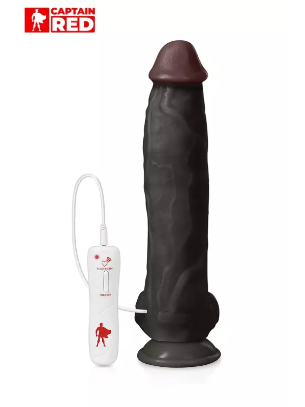 Vibro XXL The Power Black 31 x 6 cm - Captain Red