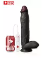 Vibro XXL The Power Black 31 x 6 cm - Captain Red