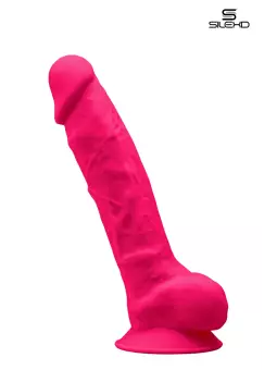 Gode double densité rose 20 cm - SilexD