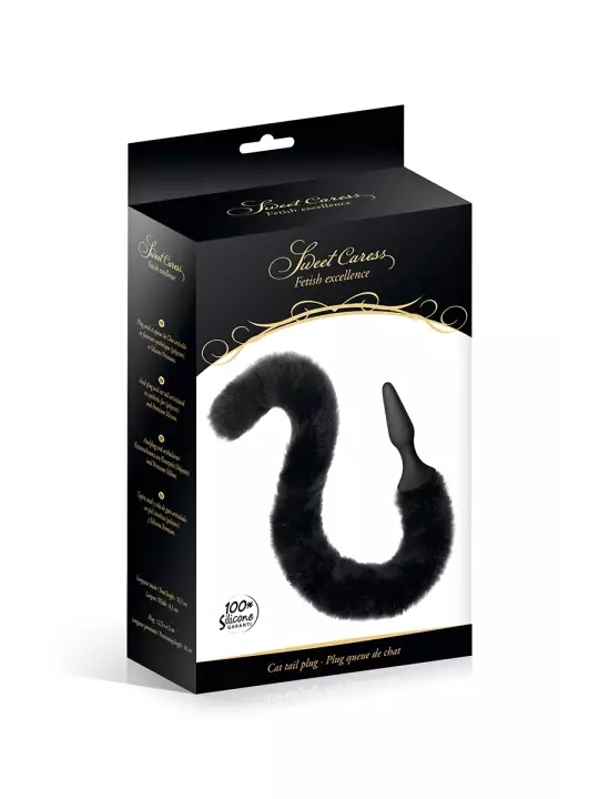 Plug noir queue de chat - Sweet Caress