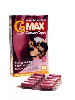 G-Max Power Caps Femme (10 gélules)