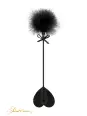 Tapette coeur avec pompon noir - Sweet Caress