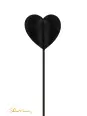 Tapette coeur avec pompon noir - Sweet Caress