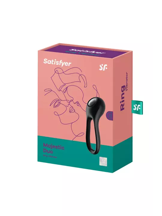 Cockring vibrant Majestic Duo - Satisfyer Cockring vibrant Majestic Duo - Satisfyer