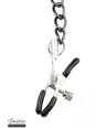 Collier cuir avec chaînes de seins - Easytoys Fetish Collection Collier cuir avec chaînes de seins - Easytoys Fetish Collection