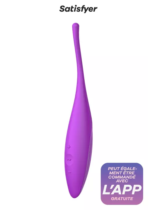 Stimulateur connecté Twirling Joy fuchsia - Satisfyer Stimulateur connecté Twirling Joy fuchsia - Satisfyer