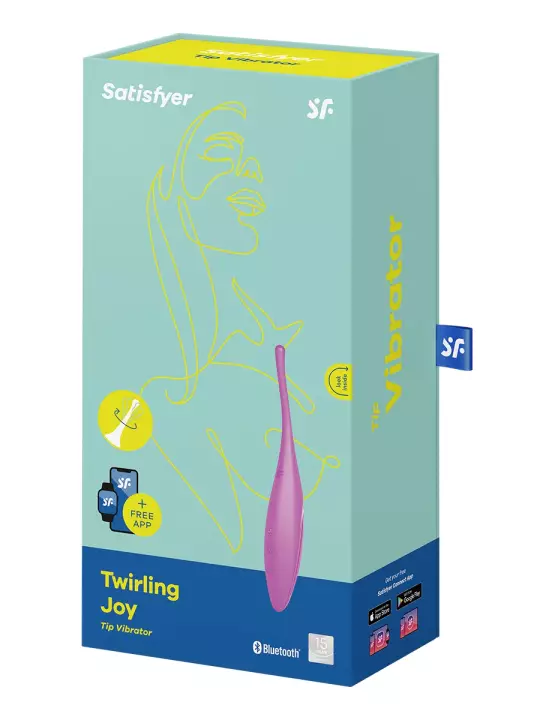 Stimulateur connecté Twirling Joy fuchsia - Satisfyer Stimulateur connecté Twirling Joy fuchsia - Satisfyer