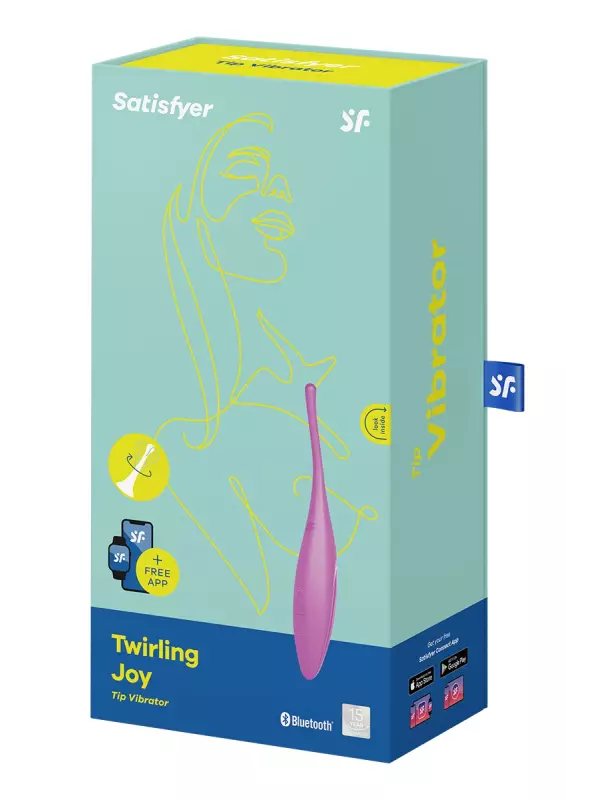 Stimulateur connecté Twirling Joy fuchsia - Satisfyer